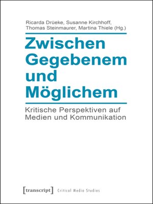 cover image of Zwischen Gegebenem und Möglichem
